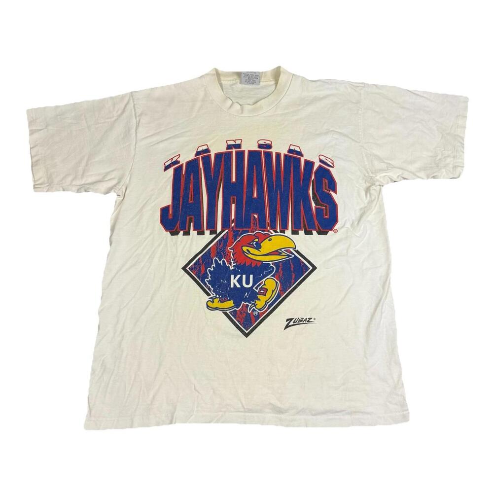 Vintage Kansas‎ Jayhawks Zubaz T Shirt Men’s Large